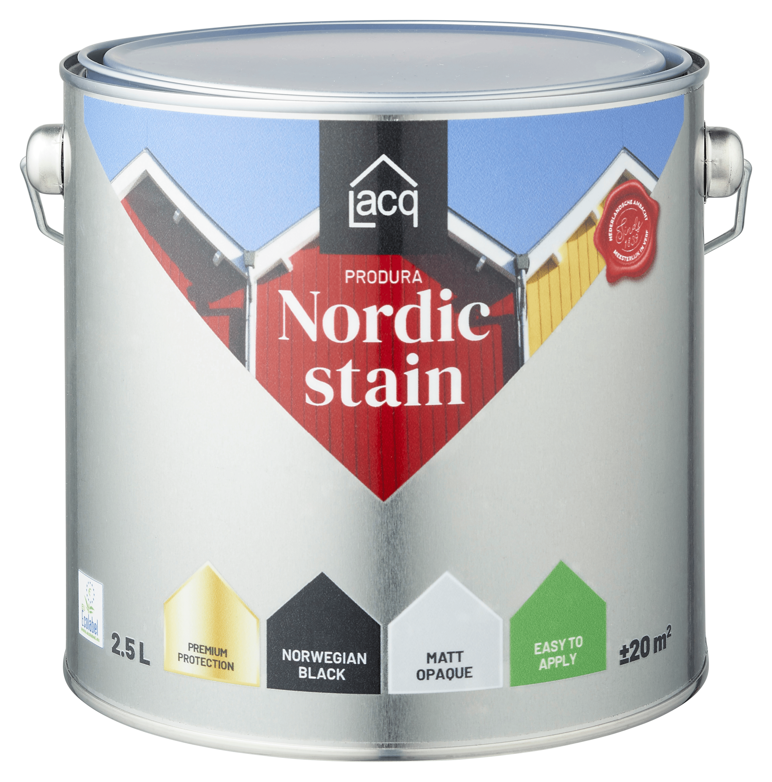 Produra Nordic Stain - Norwegian black 2,5 ltr-image