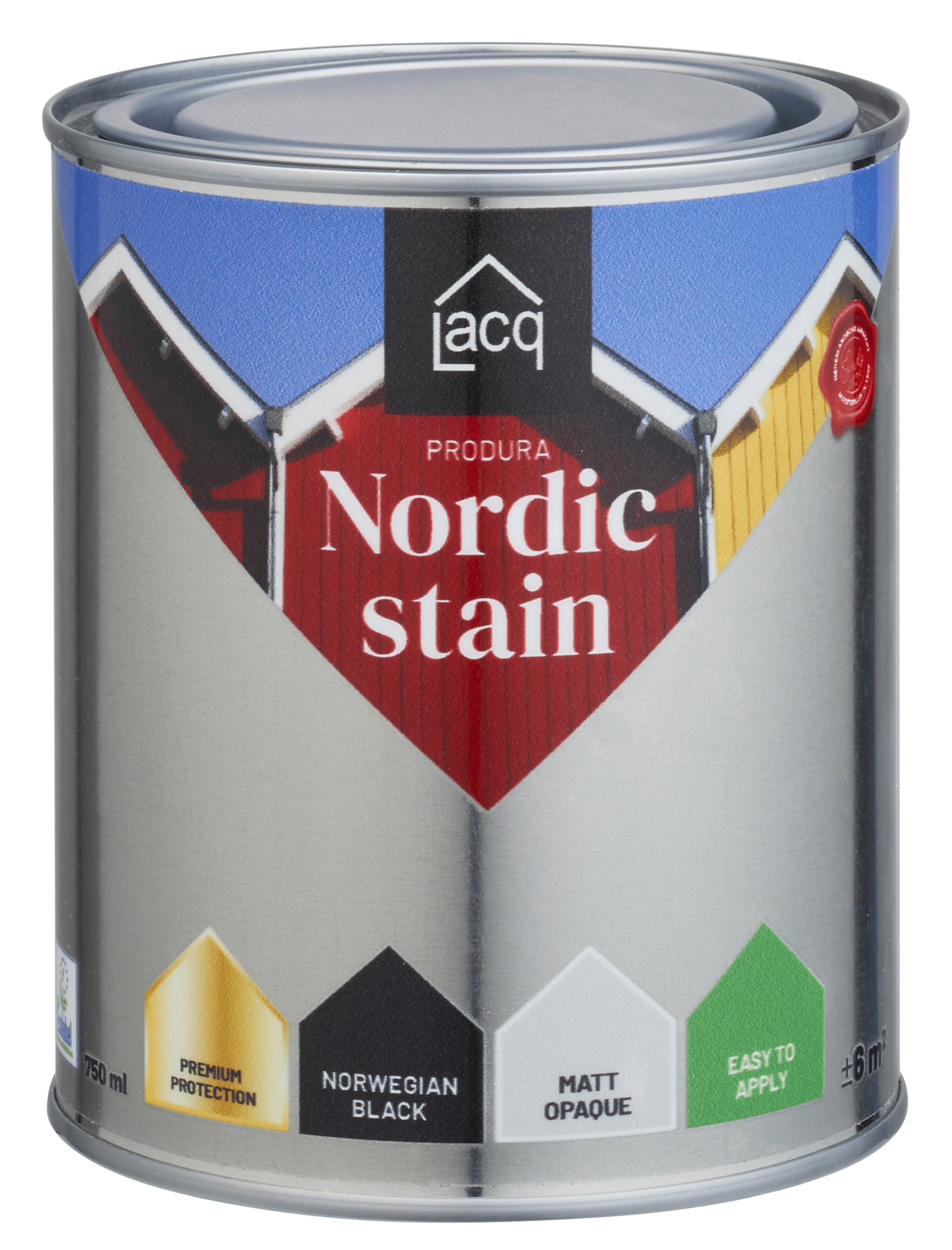 Produra Nordic Stain - Norwegian black 750ml-image